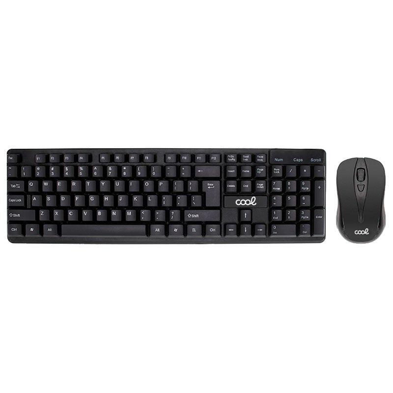 Kit clavier USB sans fil espagnol pour PC + souris Cool California