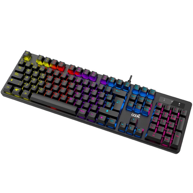 Clavier mécanique de jeu Austin espagnol avec câble USB pour PC
