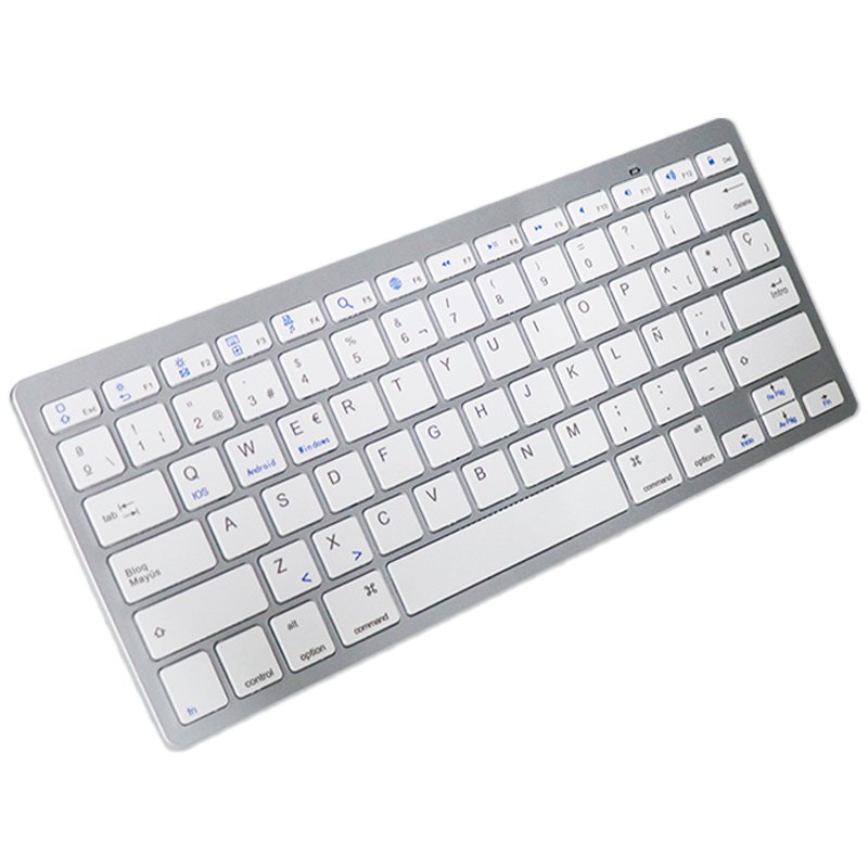 Clavier Bluetooth Slim Cool Blanc (Espagnol)