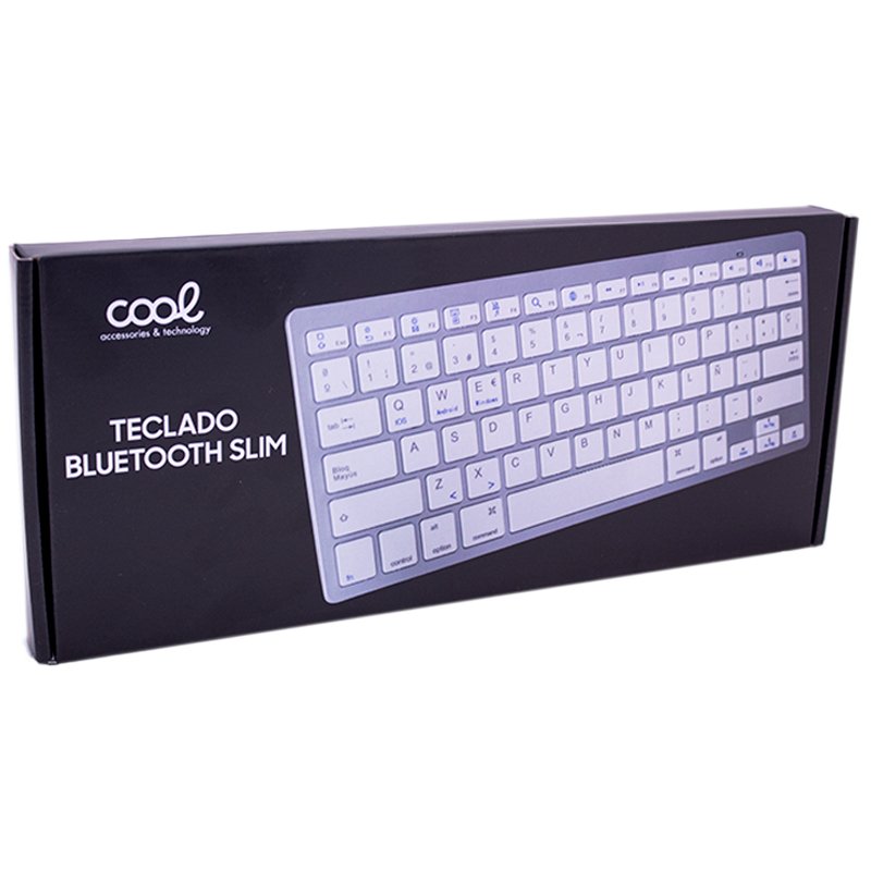 Clavier Bluetooth Slim Cool Blanc (Espagnol)
