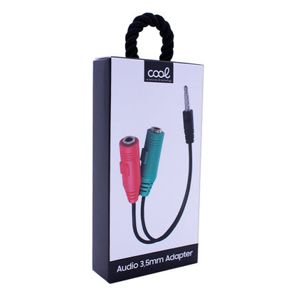 Adaptateur double entrée vers prise auxiliaire 3,5 mm COOL universel