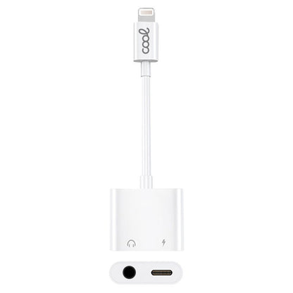 Adaptateur Bluetooth double jack 3,5 mm + charge Lightning COOL