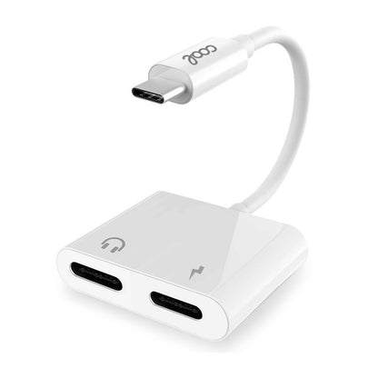 Adaptateur double USB TYPE-C (casque + chargeur) Digital COOL