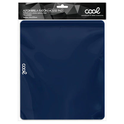 Tapis de souris bleu marine COOL