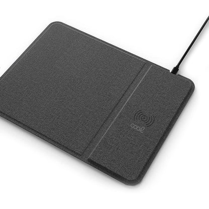Tapis de souris pliable Cool + base de chargement sans fil Qi 15 W
