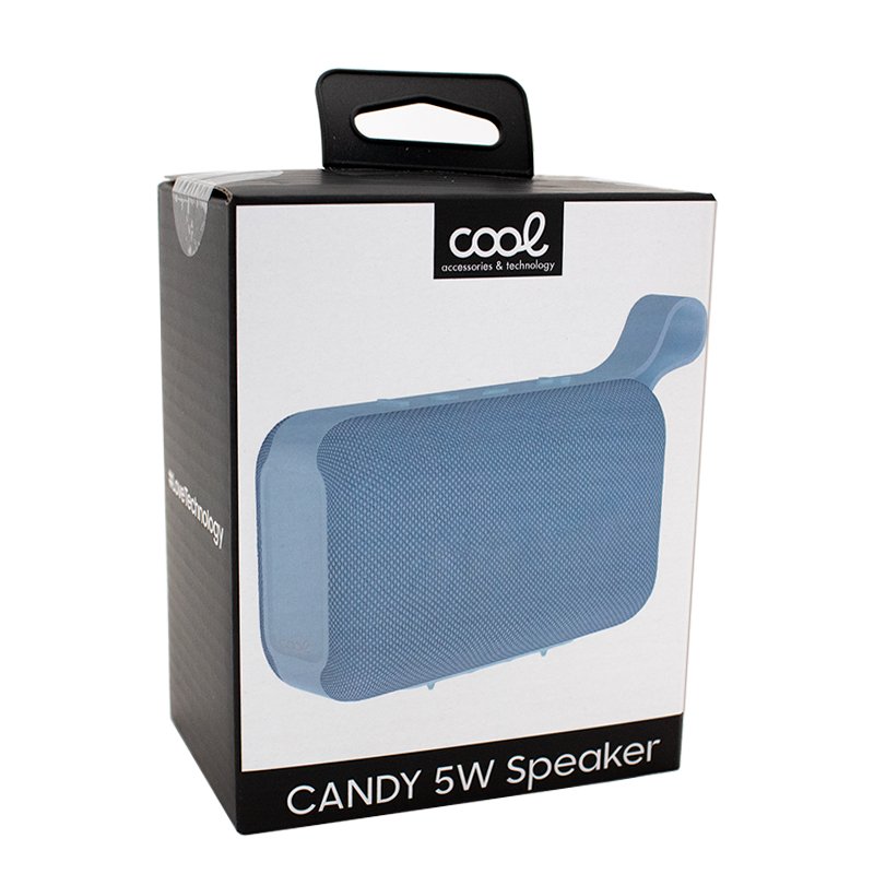 Enceinte Bluetooth universelle Musique 5W COOL Candy Celeste