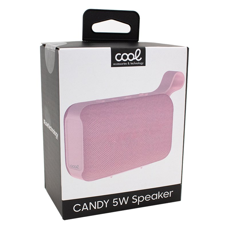 Enceinte Bluetooth universelle Musique 5W COOL Rose bonbon