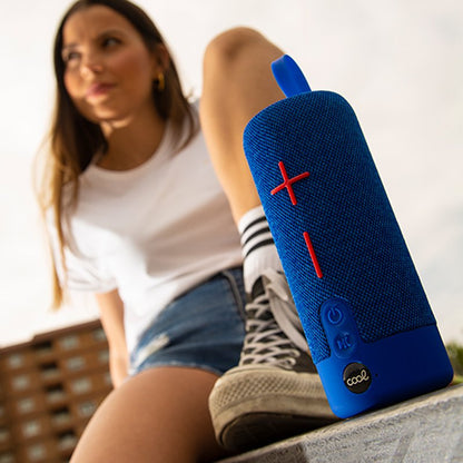 Enceinte Bluetooth universelle COOL 10 W Bass Bleu