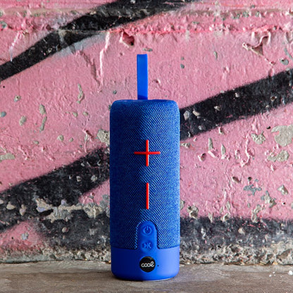 Enceinte Bluetooth universelle COOL 10 W Bass Bleu