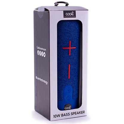 Enceinte Bluetooth universelle COOL 10 W Bass Bleu