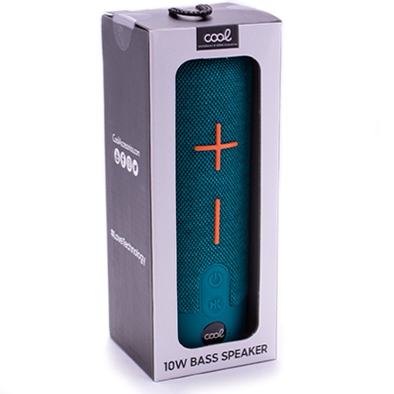 Enceinte musicale Bluetooth universelle COOL 10 W Bass Mint