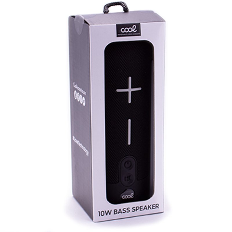 Enceinte Bluetooth universelle, basses Cool 10 W, noire