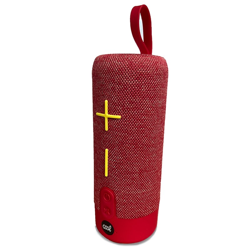 Enceinte Bluetooth universelle Cool 10 W, basses rouges