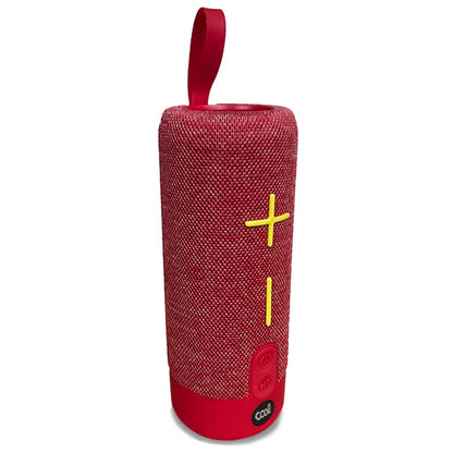 Enceinte Bluetooth universelle Cool 10 W, basses rouges