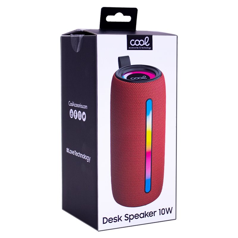 Enceinte musicale Bluetooth universelle COOL Desk 10 W Grenat