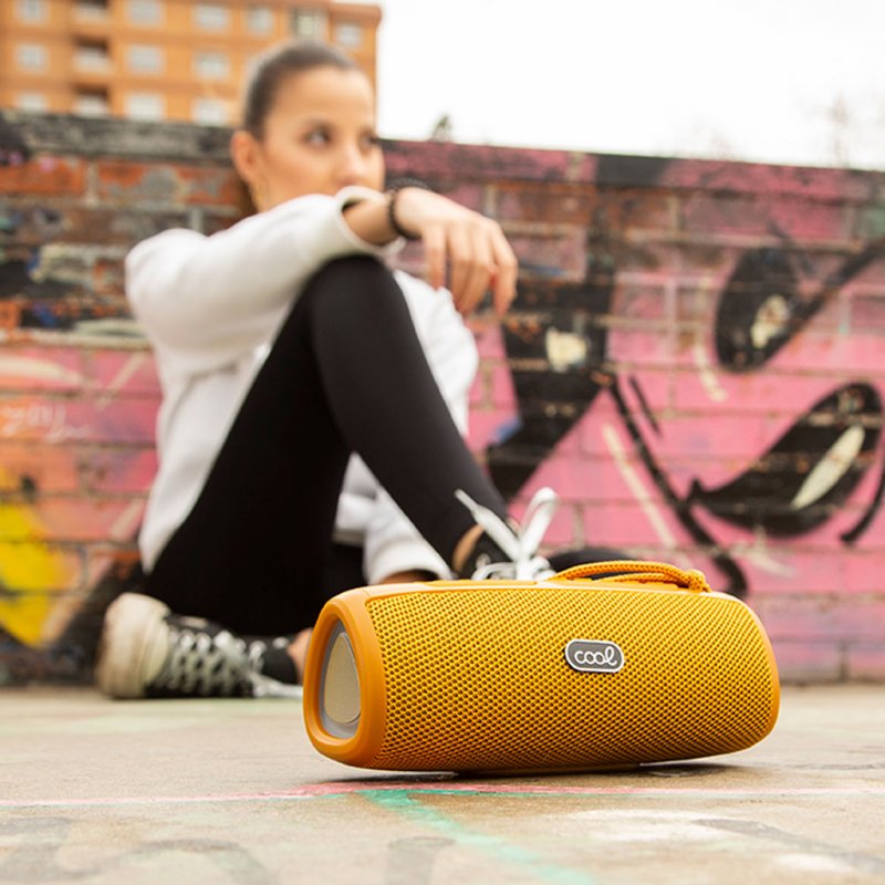 Enceinte Bluetooth universelle COOL Joy Mustard (12 W)