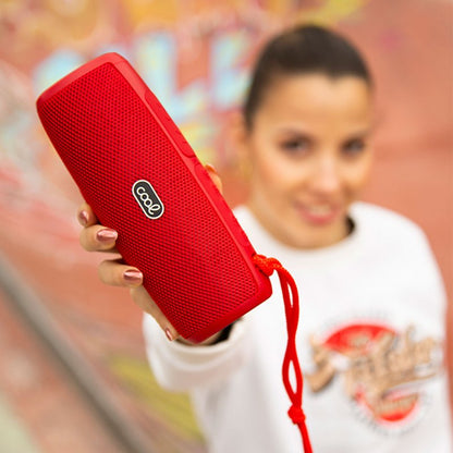 Enceinte Bluetooth universelle COOL Joy Rouge (12 W)
