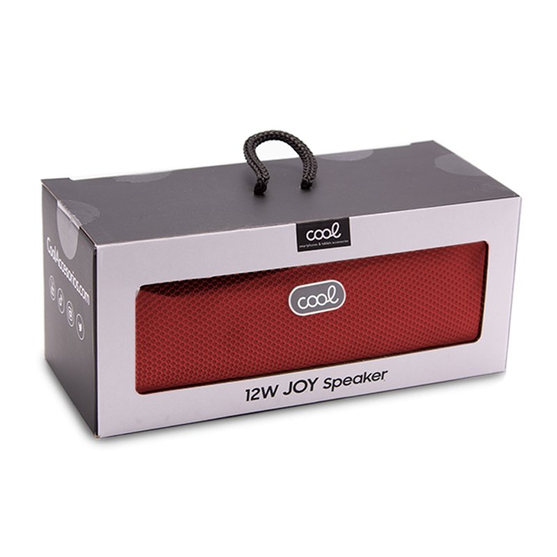 Enceinte Bluetooth universelle COOL Joy Rouge (12 W)