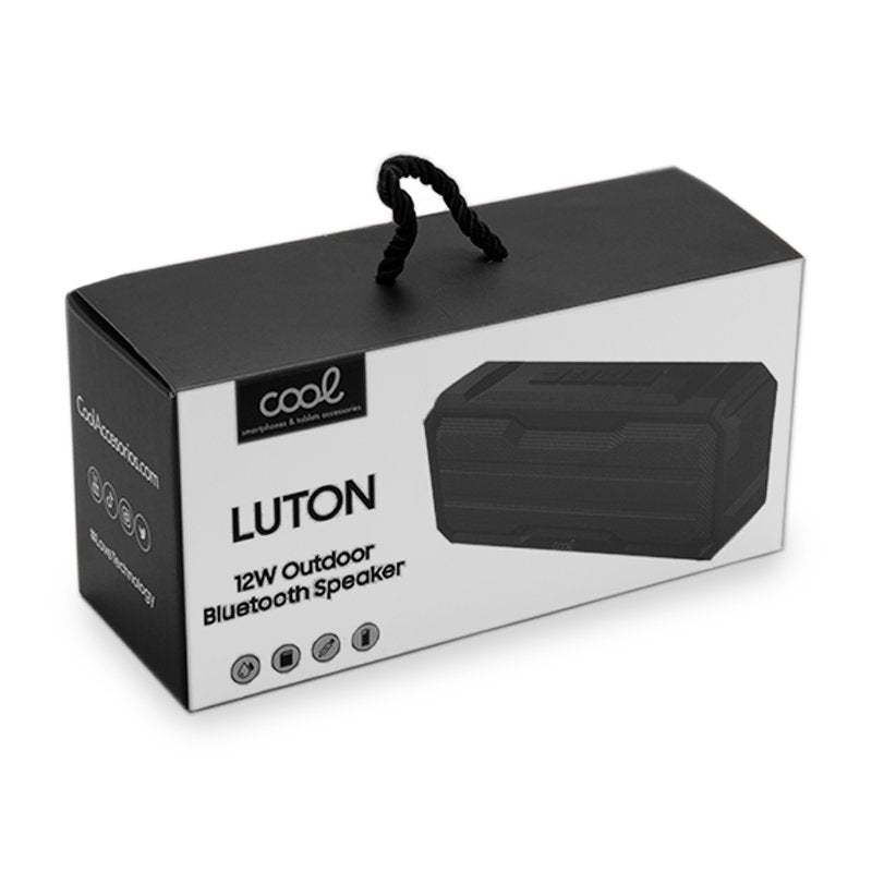 Enceinte Bluetooth universelle Cool Luton Noir (12 W)