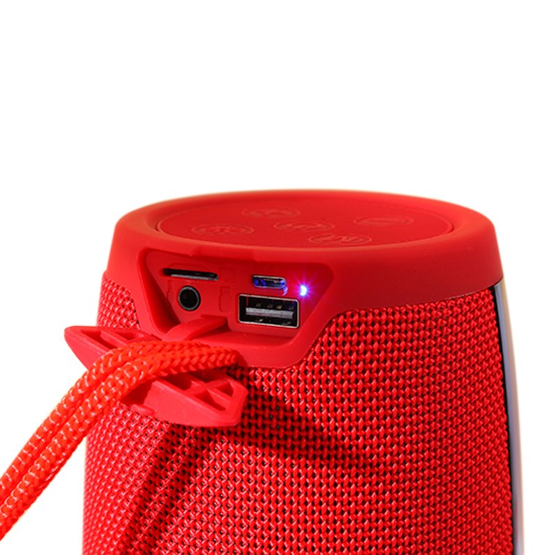 Enceinte Bluetooth universelle avec LED Cool (14 W) rouge