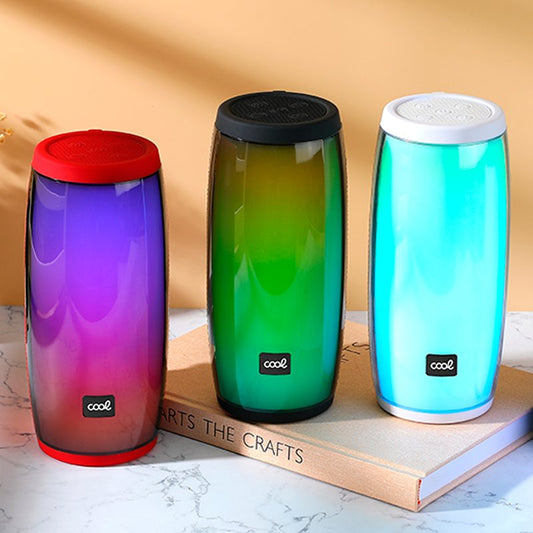 Enceinte Bluetooth universelle avec LED Cool (14 W) rouge