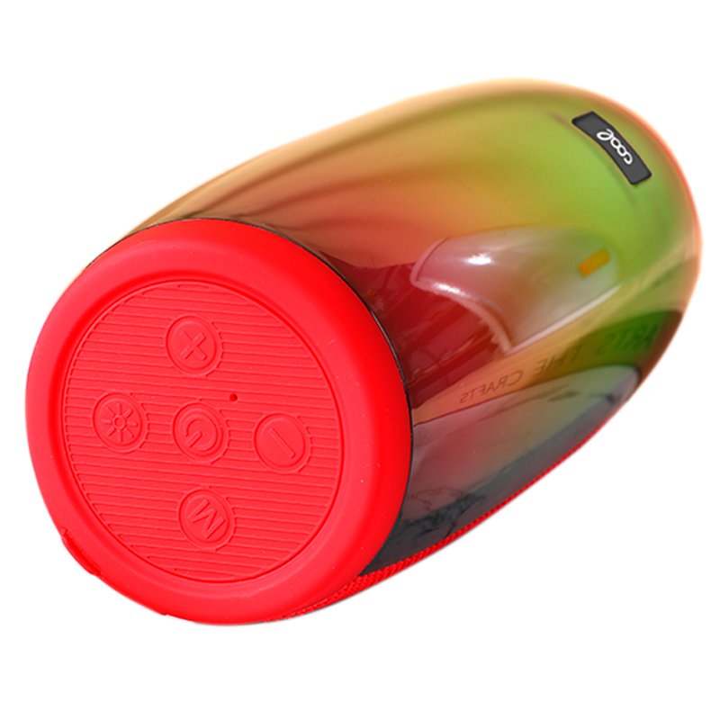 Enceinte Bluetooth universelle avec LED Cool (14 W) rouge