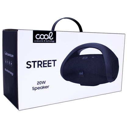 Enceinte Bluetooth universelle de marque COOL Street (20 W) Noir