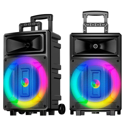 Enceinte musicale Bluetooth universelle (2 microphones + télécommande) COOL Fest 60 W