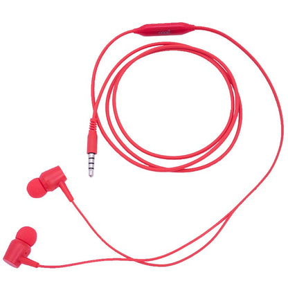 Casque stéréo COOL Bear 3,5 mm avec microphone rouge