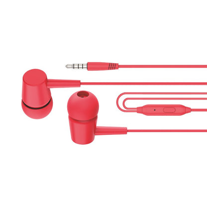 Casque stéréo COOL Bear 3,5 mm avec microphone rouge