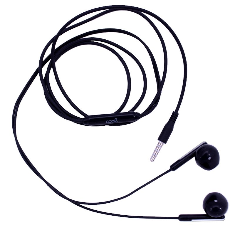Casque stéréo 3,5 mm avec microphone COOL Care, noir