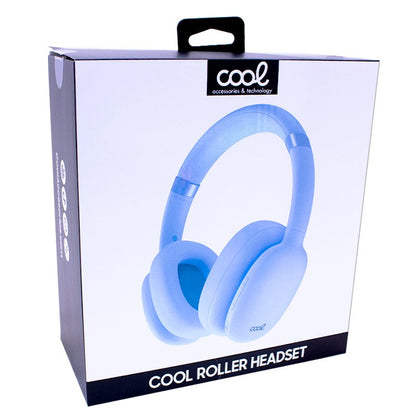 Casque stéréo Bluetooth Cool Roller Celeste