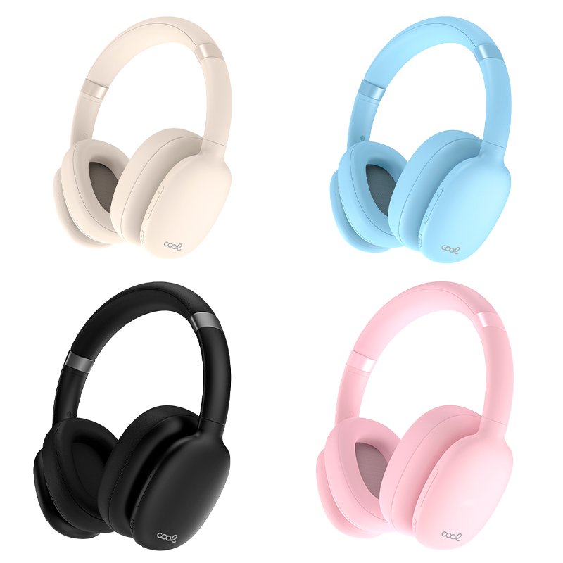 Casque stéréo Bluetooth Cool Roller Noir
