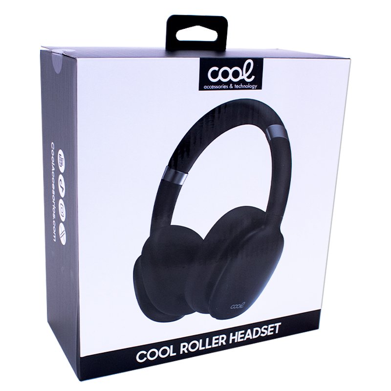 Casque stéréo Bluetooth Cool Roller Noir