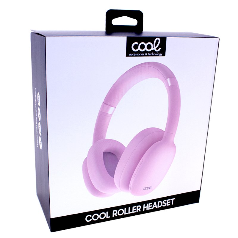 Casque stéréo Bluetooth Cool Roller Rose