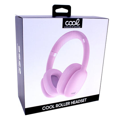 Casque stéréo Bluetooth Cool Roller Rose