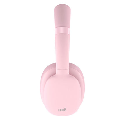 Auriculares Stereo Bluetooth Cascos COOL Roller Rosa