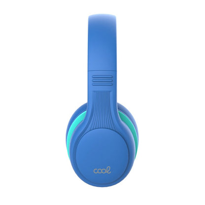 Casque stéréo Bluetooth COOL Kids, bleu (volume limité)