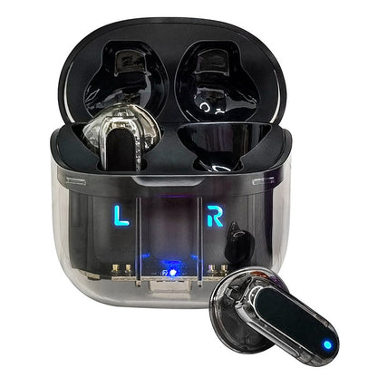 Casque stéréo Bluetooth à double oreillette COOL Crystal Black