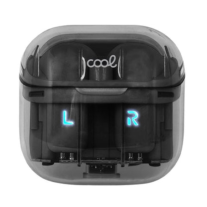 Casque stéréo Bluetooth à double oreillette COOL Crystal Black
