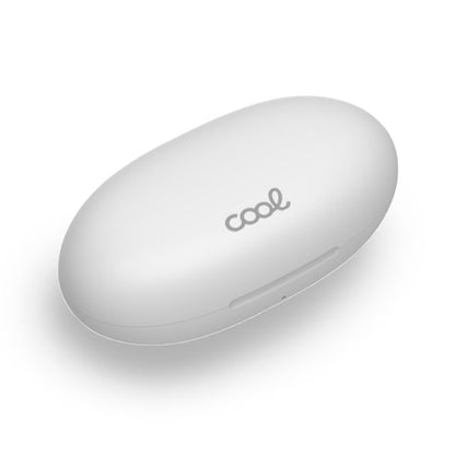 Casque stéréo Bluetooth à double oreillette, sensation de fraîcheur, blanc