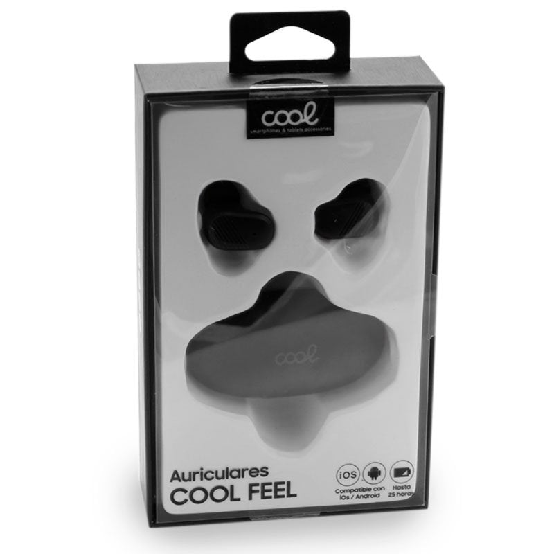 Casque stéréo Bluetooth à double oreillette, sensation de fraîcheur, noir
