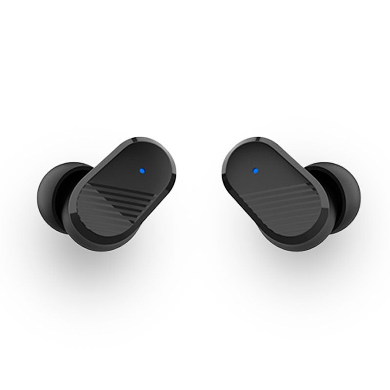 Casque stéréo Bluetooth à double oreillette, sensation de fraîcheur, noir
