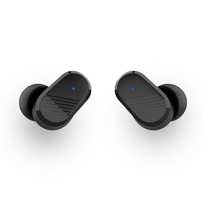 Casque stéréo Bluetooth à double oreillette, sensation de fraîcheur, noir