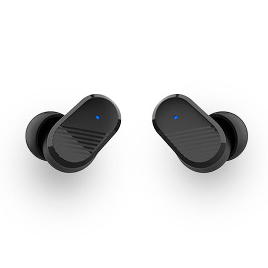 Casque stéréo Bluetooth à double oreillette, sensation de fraîcheur, noir