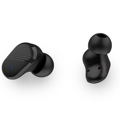 Casque stéréo Bluetooth à double oreillette, sensation de fraîcheur, noir