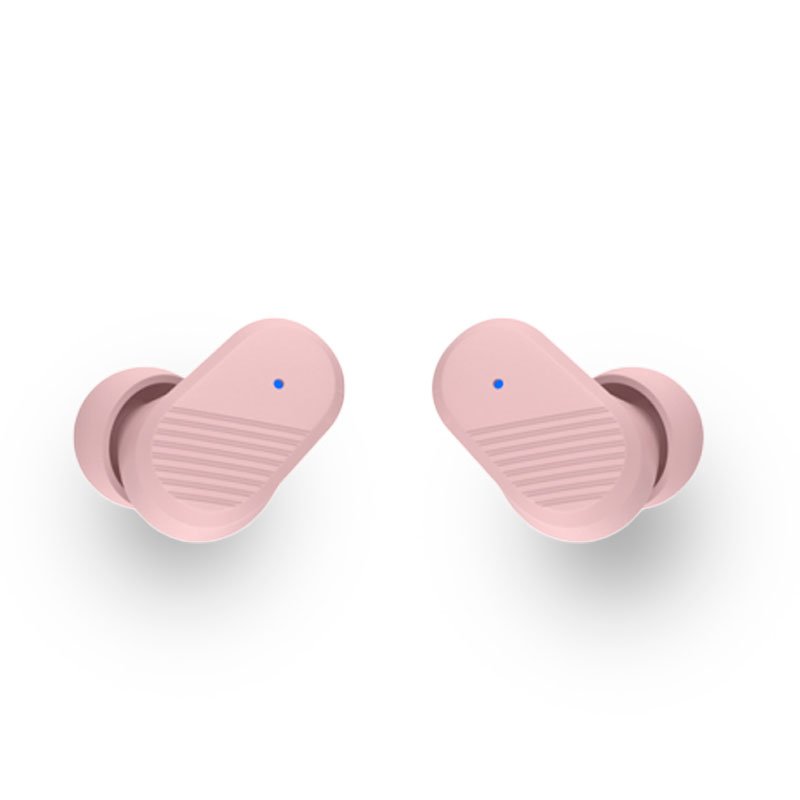 Écouteurs stéréo Bluetooth à double pod, casque COOL Feel Pink