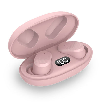 Écouteurs stéréo Bluetooth à double pod, casque COOL Feel Pink