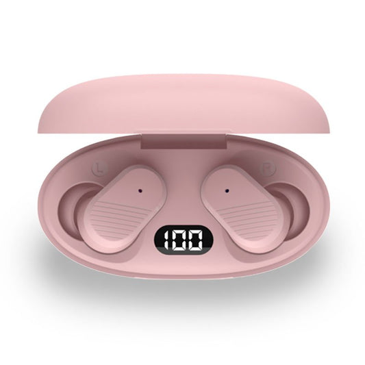 Écouteurs stéréo Bluetooth à double pod, casque COOL Feel Pink