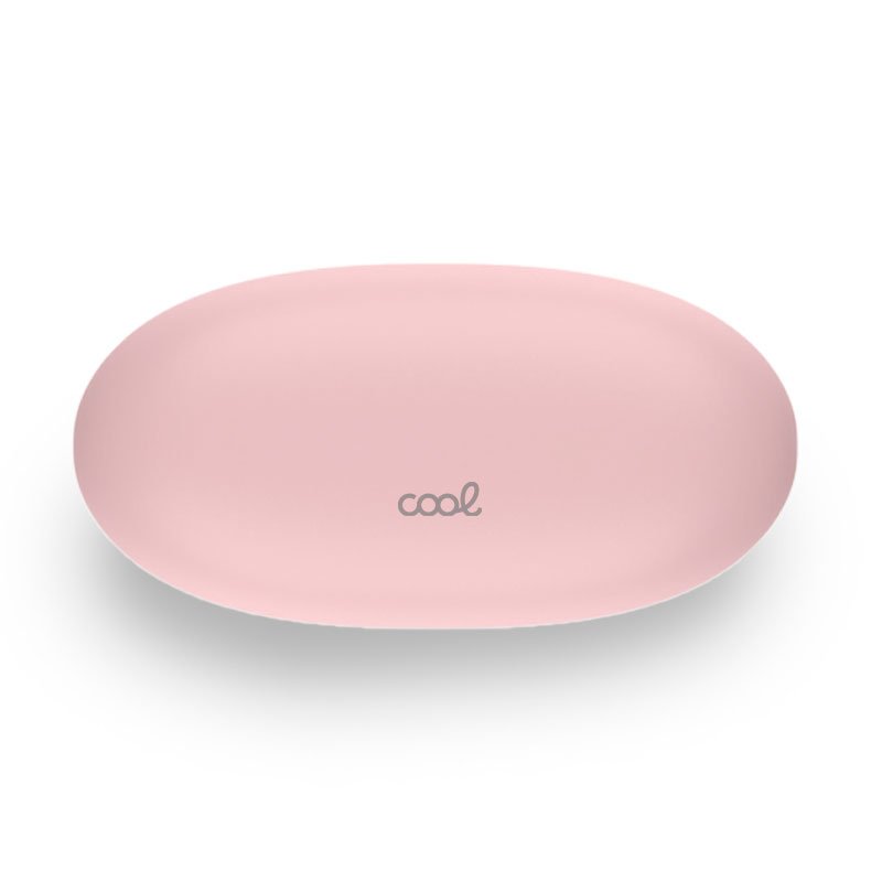 Écouteurs stéréo Bluetooth à double pod, casque COOL Feel Pink